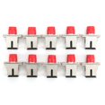 thumbnail image 1 of Kit de Coupleur de Fibre Optique, LC à LC Duplex Adaptateur de Câble à Fibre Optique Multimode Pratique avec 50pcs Coupleurs de Fibre Optique pour Câble de Raccordement de Fibre Monomode, 1 of 8