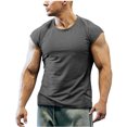 thumbnail image 4 of LSLJS Débardeurs à Col Rond pour Hommes, Unis, Sans Manches, Séchage Rapide, Natation, Plage, Musculation, Gym, Course, Athlétiques, 4 of 4