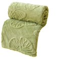 thumbnail image 1 of VogueV Reversible Fleece Throw Blanket - Soft Multi-Color Bed/Couch Cover Green, 1 of 8