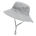 thumbnail image 1 of XZNGL Toddler Baby Summer Sun Protection Fashion Solid Color Sun-Hat Cute Sunscreen Hat Cap, 1 of 9