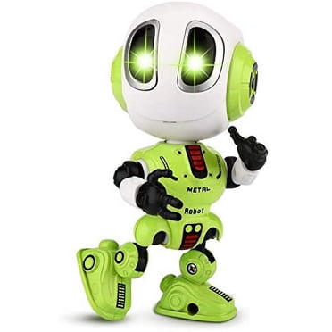 Amdohai Robot Toy for Kids, Rechargeable Talking Robot for Boy and Girls, Voice Changer with LED Eye Light , Gift for Children Age 3 Years and Up - Green