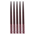 thumbnail image 1 of Chopsticks Set,5 Pair Chopsticks Reusable Wood Chopsticks Chopsticks Modern Innovation, 1 of 14