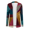 thumbnail image 4 of CEHVOM Cardigan à Manches Longues Imprimé Floral pour Femmes en Liquidation, 4 of 6