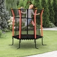 thumbnail image 2 of Soozier Trampoline pour Enfants de 63 Pouces avec Filet de Protection pour l'Intérieur, Rouge, 2 of 10