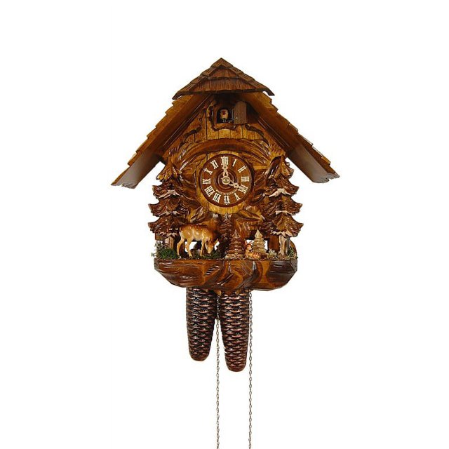 Horloge Coucou Groupe de Cerfs