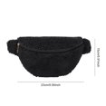 thumbnail image 3 of Sac Banane Unisexe Souple Pliable Léger Filles Garçons Sac Polyvalent (Blanc), 3 of 6