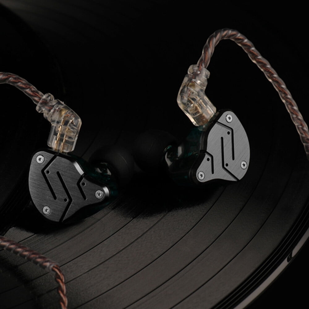 KZ ZSN 3.5mm Wired In Ear Headphones w/ Microphone HiFi Music Earphones Metal Earbuds