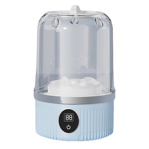 Sous-vêtements Lave-linge Portable Lavage sans fil rechargeable, laveuse Portable Electric Mini Lave-linge - Sous-vêtements compacts & Delicates Machine de nettoyage pour Voyage Appartement Utilisation Bleu
