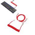 thumbnail image 3 of Mechanical Keyboard Cable, Fast Charging Gaming Keyboard USB Cable Double Sleeve  for Office White,Black,Blue,Red,Purple, 3 of 7