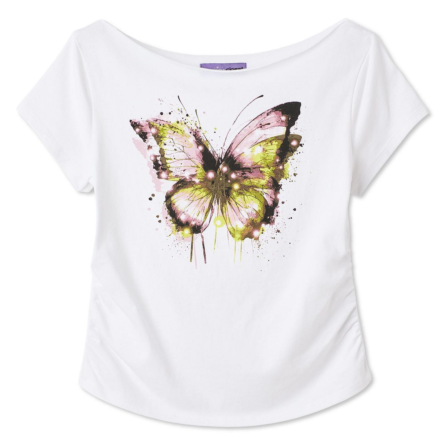 T-shirt à encolure bateau