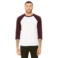 thumbnail image 1 of Bella Canvas T-Shirt de Baseball à Manches 3/4, 1 of 1