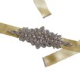 thumbnail image 2 of Wedding Ribbons Bridal Belt Dress prom sashes Handmade rhinestones Prom Crystal Sashes Evening Party Handmade Rhinestones Waistband, 2 of 7