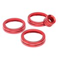thumbnail image 4 of Filfeel 4Pcs A/C Knob Ring Trim Volume Adjuster Decor Fit For Range Rover Evoque 2012 2013 2014 2015 2016 2017 2018 Car Styling, 4 of 8