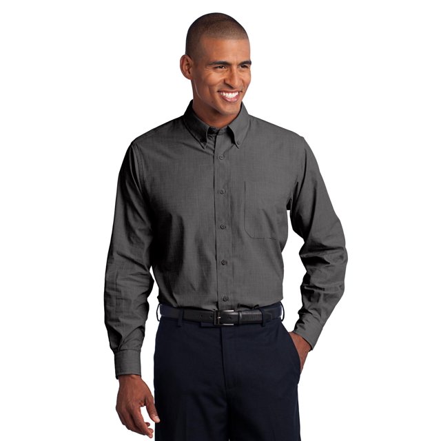 Port Authority Chemise Homme Crosshatch Entretien Facile S640