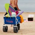 thumbnail image 3 of Mac Sports Collapsible Folding All Terrain Outdoor Utility Wagon Cart, Blue, 3 of 11