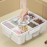 Antqov Kitchen Plastic Food Storage Container with Airtight Lids ReusableLeftover Food Lunch Boxes - Leak Proof, Home Accessories