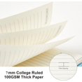 thumbnail image 3 of Woeilo 3 Pack Small Notebook, A6 Spiral Notebooks College Ruled 4.3" x 5.7", 100GSM 7mm College Ruled, 80 Sheets/160 Pages, Small Ruled Notebooks for School, Office, Sketch A6 (4.3" x, 3 of 4