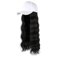 thumbnail image 1 of Jindong Casquette de Baseball Cheveux Ondulés Coiffure Bouclée Perruque Réglable Chapeau Attaché Cheveux Longs, 1 of 1