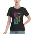 thumbnail image 1 of T-Shirt Basique à Manches Courtes pour Femmes Style de Rue Demon Slayer, 1 of 6