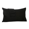 thumbnail image 2 of Bangcool Taies d'Oreiller en Coton Noir, 400 Fils, Standard, (2 Unités), 2 of 3
