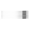 thumbnail image 1 of Skewers -6PCS Long BBQ Barbecue Sliding Grilling Cooking Stainless Steel Kebab Flat Skewers, 1 of 7