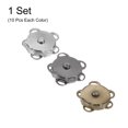 thumbnail image 3 of Unique Bargains Magnetic Snap 14mm Metal Fasteners for Clothing Purse, 3 Colors, 3 of 4
