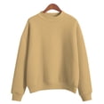 thumbnail image 5 of 2025 Chandails Molletonnés Unis pour Femme Chandail à Manches Longues pour Femmes Logo oneck Tricoté Décontracté Coton Col Rond Chandail Molletonné Uni Chandails Épais Automne Hiver Ample Grande Taille Chandails à Capuchon pour Femmes, 5 of 5