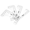 thumbnail image 3 of Peahefy T‑Shirt Ruler,4PCS T-Shirt Ruler Guide Alignment Tool For Adult Youth Toddler Infant Garment Measuring Ruler Transparent, 3 of 8