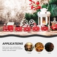 thumbnail image 3 of Homoyoyo 1 Set Red Wooden Train Toy Santa Claus Train Ornament for Home, 3 of 5
