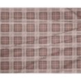 thumbnail image 4 of oneOone Polyester Lycra Fabric Tartan Check Print Sewing Fabric BTY 56 Inch Wide, 4 of 4