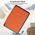 thumbnail image 5 of Étui Mince pour Amazon Kindle Paperwhite 7 Pouces 2024 12e Génération, Étui de Protection Léger et Antichoc pour Auto Sommeil Réveil pour Kindle Paperwhite 2024 12e Génération, Orange, 5 of 5