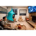thumbnail image 2 of TreePod Lightweight Heavy Duty Canvas Lounger 5 Foot Hanging Daybed, Aquamarine, 2 of 3