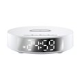 thumbnail image 3 of Alarm Clock under $5! CQCYD Multi Functional Alarm Clock with Wireless Charger, 15W Fast Charging Station, LED Display for Bedroom Office, 3 of 9