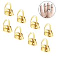 thumbnail image 1 of 8 Pack Adjustable Finger Picks Plectrum with Case for Banjio Classical Acoustic Guitar Electric Guitar, 1 of 7