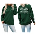 thumbnail image 1 of Huaizzzy Chandail de Mode d'Hiver pour Femmes, Imprimé Festif de Noël, Haut à Col Rond, Chandails et Robes Ajustés pour Femmes avec Cardigan Assorti, Hauts Décontractés et Chauds pour Femmes, Chandail pour Femmes, Chandail à Capuchon à Rayures Colorées pour Femmes, 1 of 4