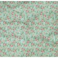 thumbnail image 4 of oneOone Organic Cotton Poplin Twill Fabric Floral Block Print Fabric BTY 42 Inch Wide, 4 of 4