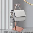 thumbnail image 4 of pitrice Handbag Display Rack Shoulder Bags bag Holder Retail countertop Hanging Hanger Purse Stand Multi Purpose for Countertop Rose Gold Drawing, 4 of 9