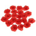 thumbnail image 3 of pitrice 20 Pieces Silk Rose Flower Head Bud DIY Craft Wedding Decor Red, 3 of 3