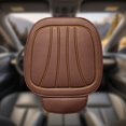 thumbnail image 4 of Coffee Brown Leather Auto Seat Cover With Full Surround And Anti-Skid Design, 4 of 6