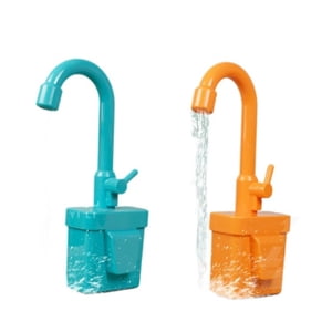 Kitchen Toy - Realistic Water Faucet Shape Play Set for Indoor Outdoor Use Pretend Kitchen Accessory for Boys and Girls