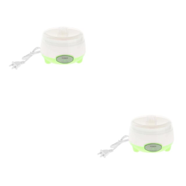 Redempat Yogurt Maker Automatic Yogurt Maker Machine Homemade Tool DIY Yogurt Green 12x16cm 2Set