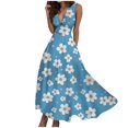 thumbnail image 1 of TJAZFJPA Robe d'Invitée de Mariage d'Hiver pour Femmes Mode pour Femmes Printemps et Été Imprimée Sans Manches à Col en V avec Fermeture Éclair Latérale Robe Style (5) Robe Longue Noire Robe Rouge, 1 of 7