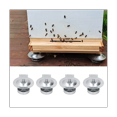thumbnail image 3 of 4Pcs Ant Proof Hive Feet Stainless Steel Beehive Base Ant-Proof Device Beehive Stand, 3 of 6