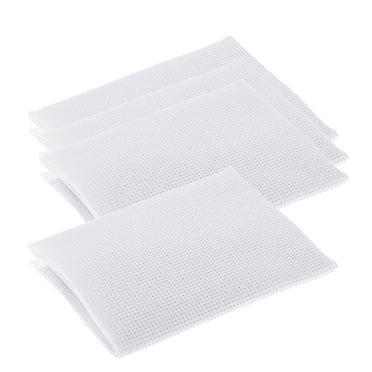 4Pcs Cross Stitch Aida Cloth 14 Count Needlework Embroidery Fabric Canvas White