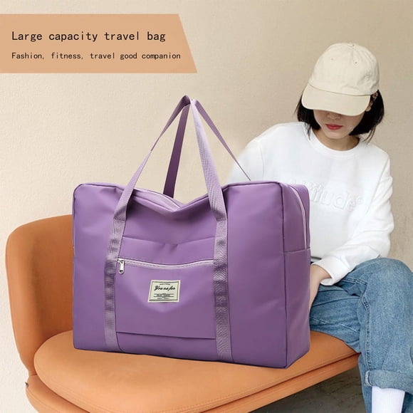 Meitianfacai Foldable Travel Duffel Bag, Sports Duffels Gym Bag, Rainproof Nylon Totes, Sports Shoulder Handbag, Lightweight Duffle Bags For Women & Men, Outdoor Weekend Bag