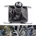 thumbnail image 1 of 1pcs Styling Cars 6 Speed Gear Shift Knob Stick Pen Leather Gaitor Boot Collar For Amarok Models From 2010 To 2022 Car Accessory, 1 of 9