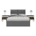 thumbnail image 4 of Vant 30 x 11.5 Inch Upholstered Wall Panel, Leather Gray Pewter (4 Pack), 4 of 8