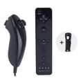 thumbnail image 1 of Manette Wii Remote Plus et Nunchuck avec Étui en Silicone et Dragonne - (Produit de 3e Partie), 1 of 7