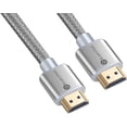 thumbnail image 2 of Buyer’s Point Ultra High Speed HDMI 2.1 Cable Dynamic HDR 1.8M (6ft) 8K 120Hz, 48Gbps, Dolby Vision, eARC Compatible with Apple TV, Nintendo Switch, Roku, Xbox, PS4, Projector Pack of 2 Gray, 2 of 6