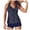 D-Multicolor, variant on with Piece Tummy Suit Swimming Bra for Women Swimsuit Two Women Control Plus Swim Suit Top Shorts Bathing Swimwears Swim Dresses for Older Women Underwire Tankinis Set